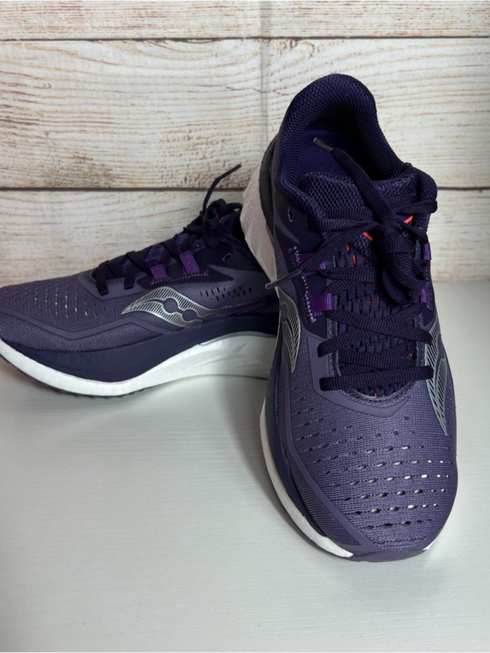 Saucony Endorphin Speed 4 Lavender Purple Running Shoe - Picture 7 of 7